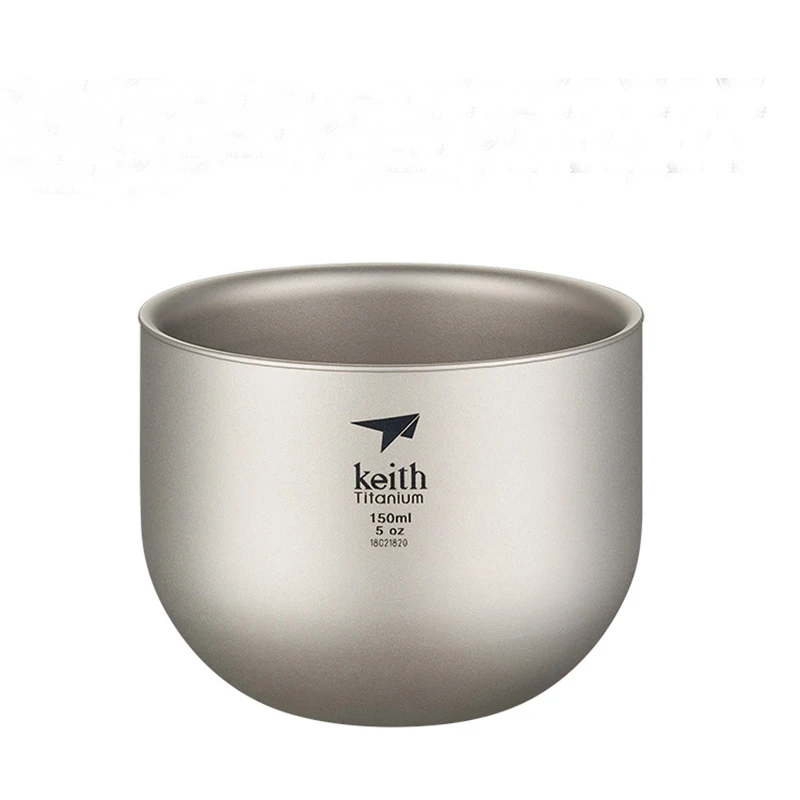 

Титановые кружки Keith Ti3906 150 мл