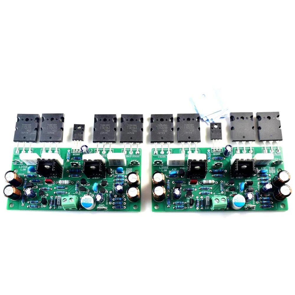 Фото 1 пара готовой платы усилителя AMP L20SE 2SA1943 2SC5200 200W8R 350W4R №1