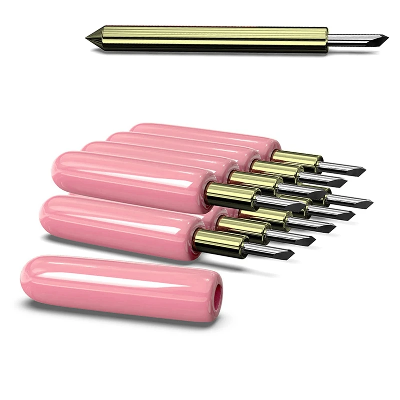 

Высококачественные лезвия для глубокой резки для изготовителя/производителя Cricut 3, прорезанные более толстые материалы (10 лезвий)