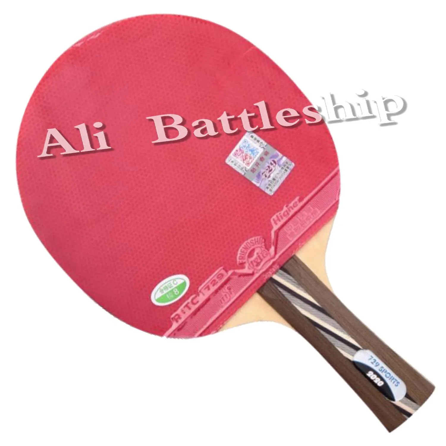 729 friendship 2020 Table Tennis racket with rubber 3+2 Table Tennis balde for pingpong Racket with free case