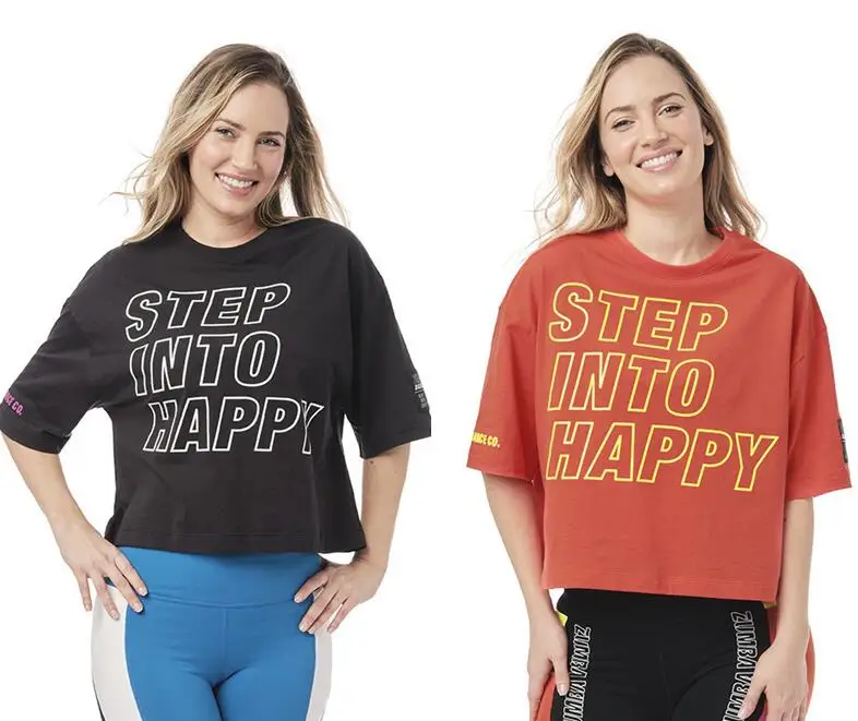 

FIT FUNKY Womens Zumbafitness clothes fashion tshirt tops mesh shirt 0065