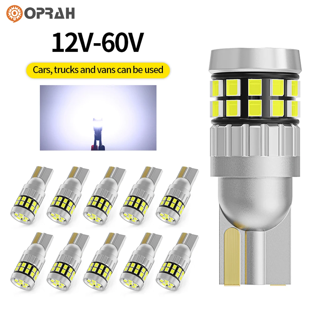 10 Упаковок T10 W5W 12 В 24 Canbus 2016SMD Светодиодные Сигнальные Лампы Для Грузовиков