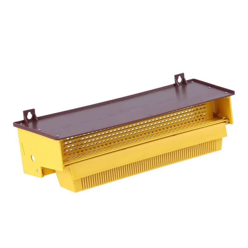 

Beekeeping Supplies Feeders with Ventilated Beekeeping Trap Removable Yellow Plastic Tray Beekeeping Supplies