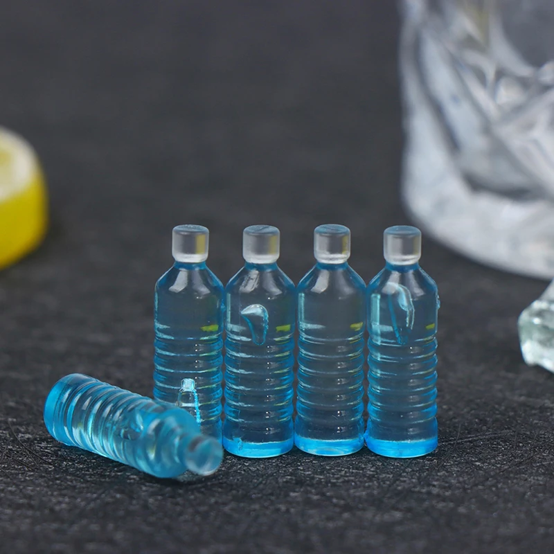 

5Pcs 1:12 Dollhouse Miniature Drink Bottle Model Doll House Kitchen Food Accessories Kids Pretend Play Toys Gift