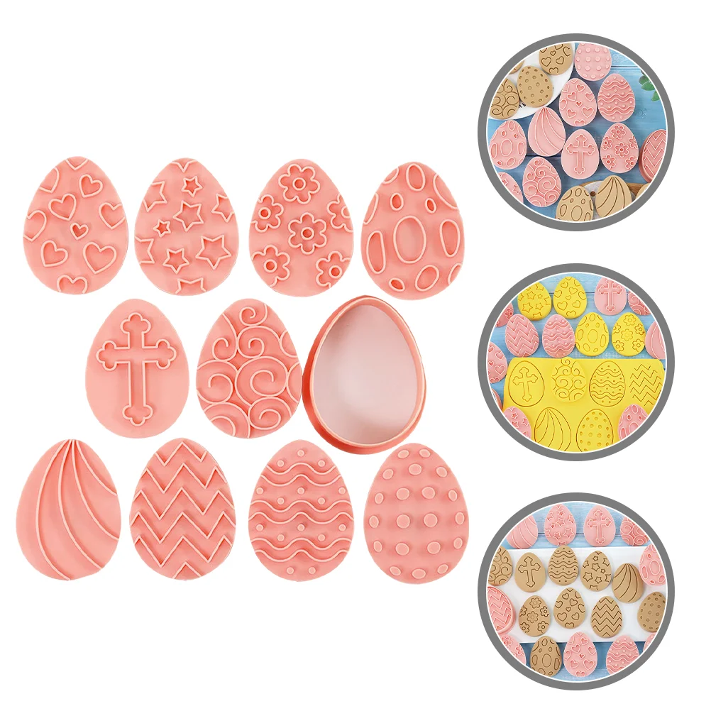 

Easter Biscuit Cookie Egg Baking Supplies Lid Pan Cupcake Favor Shapes Plunger Moulds Embosser Cookies Molds Stamps