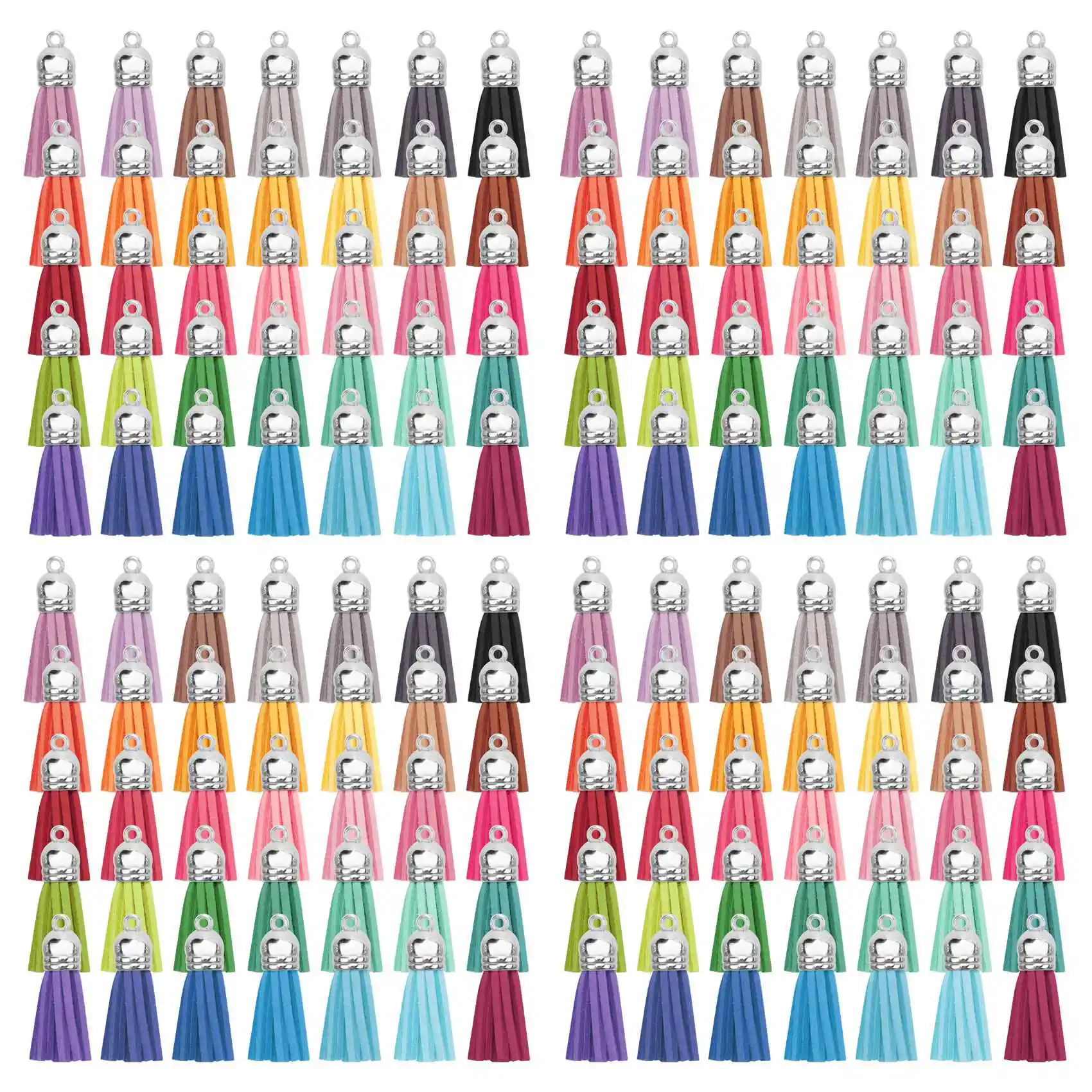 140 шт. брелок с кисточками оптовый набор для DIY кожаные подвески акриловые