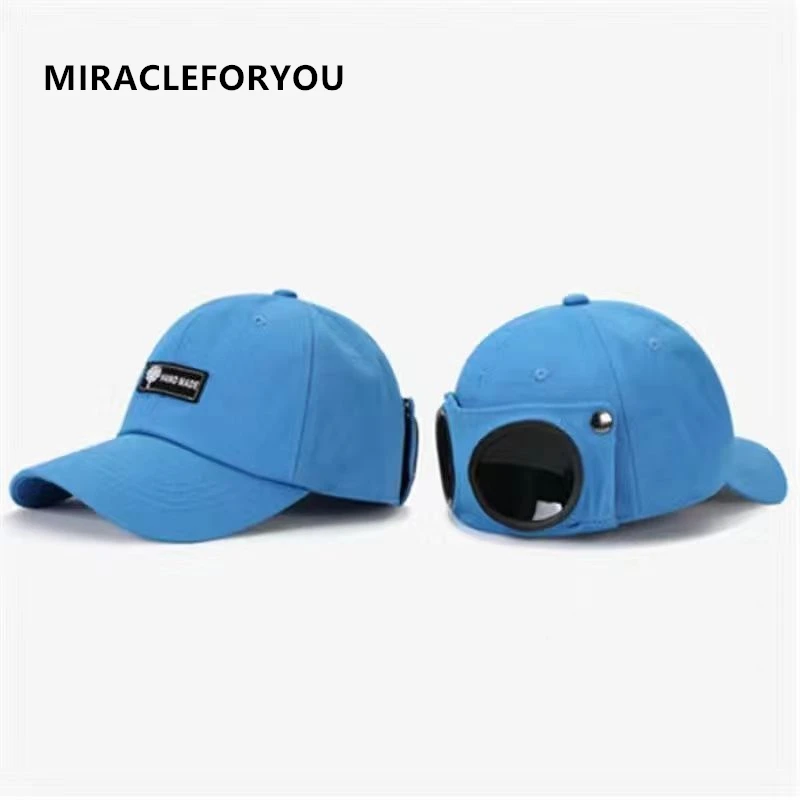 

New Brand Summer Cotton Pilot Sunglasses Hat Glasses Peaked Cap Male Hip Hop Sun Hat Female Couple Sunshade Baseball Cap Pilot
