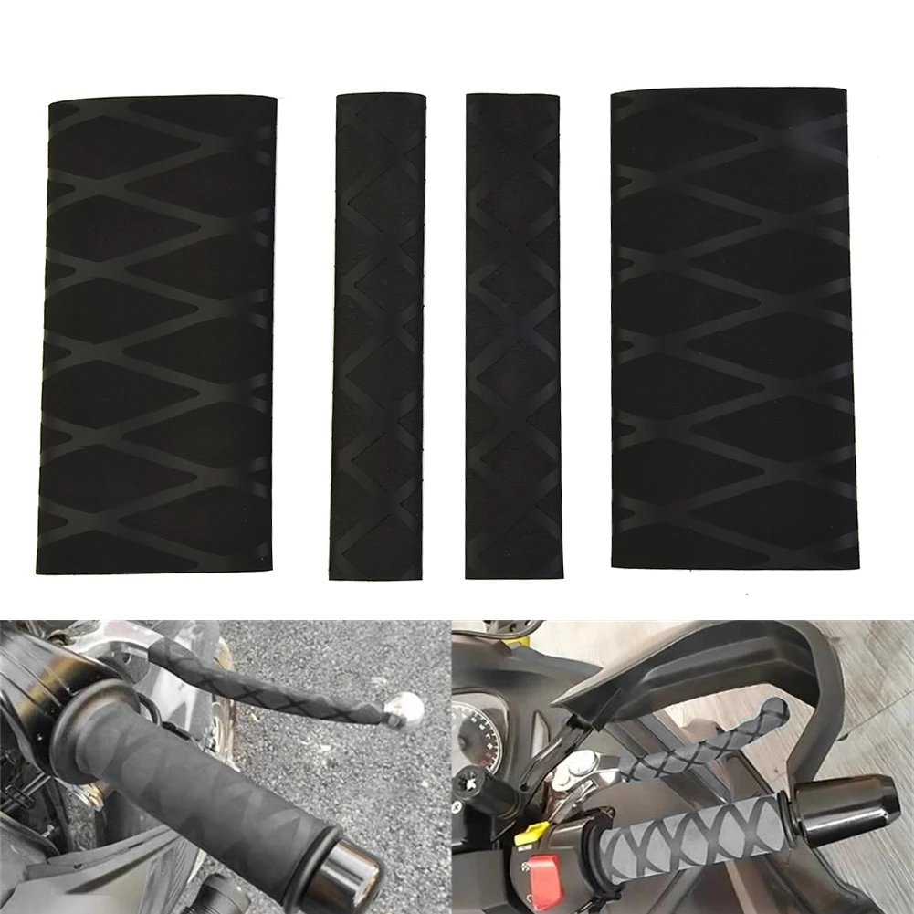 

Anti-Slip Heat Shrink Motorcycle Grip Rubber Gloves For BMW R1250GS R1200GS ADV Black,Blue,Green Universal For All Motorcycles