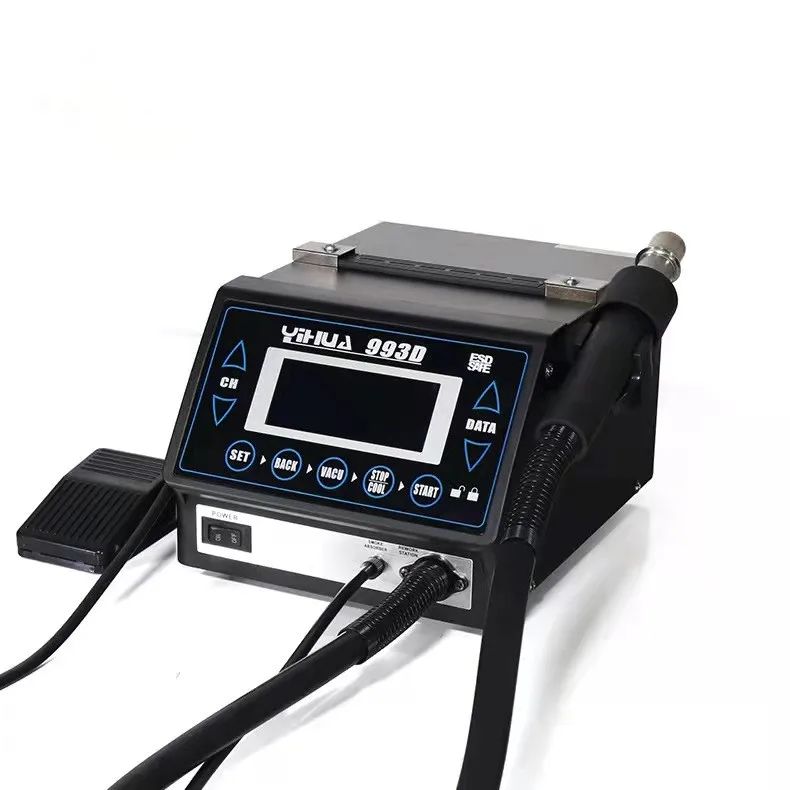 Паяльная станция Yihua 993D с ЖК-дисплеем 1000 Вт