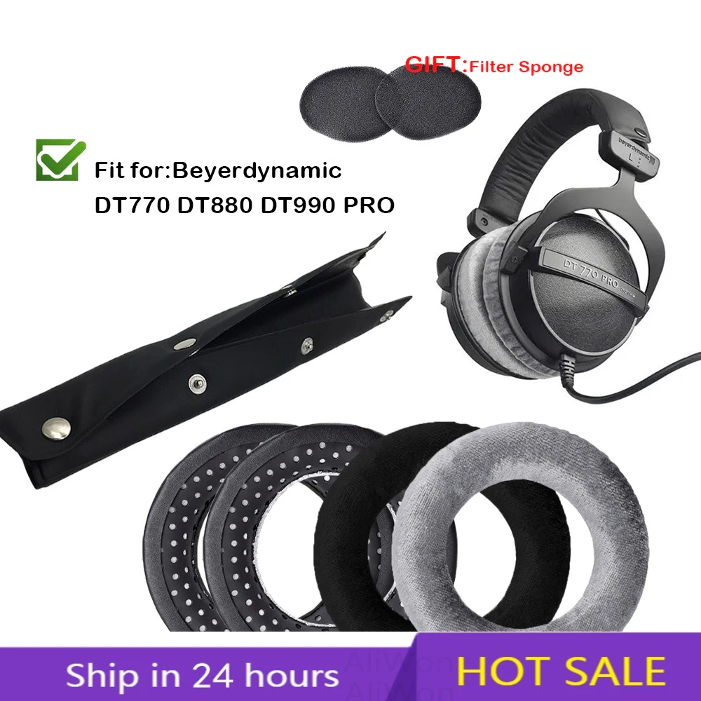 DT 770, запасная детская подушка для наушников, совместимая с beyerdynamic DT990 / DT880 / DT770 PRO, игровая повязка на голову