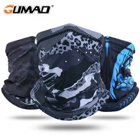 summer printed bandana neck gaiter sports hiking hunting cycling running riding face mask cover breathable cool scarf men women