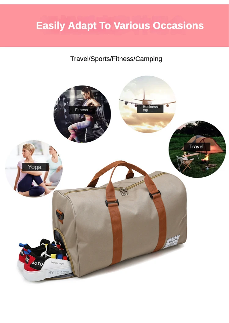 Gym Bag Fitness Bag Large Capacity Outdoor Portable Waterproof Bag Yoga Duffle Handbags Travel Bag Men Women