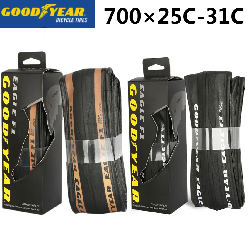 Goodyear Eagle F1 700c Tubeless Tire Road Bike Tire 700x25C/