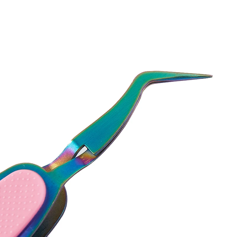 Пинцет из нержавеющей стали с мягким захватом и обратным |