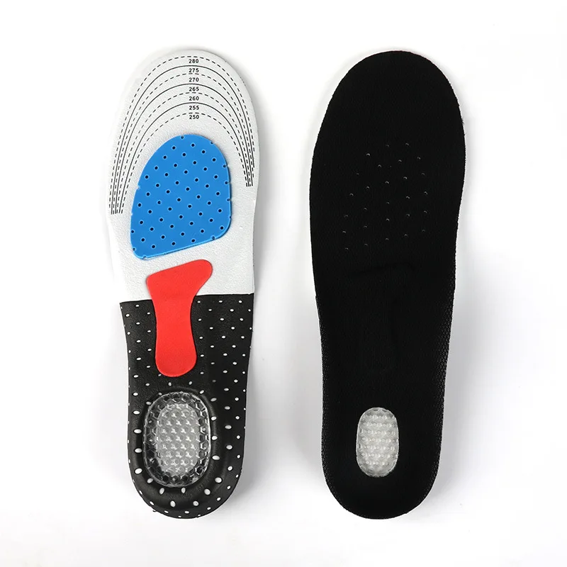 

Sport Running Silicone Gel Insoles for feet Man Women for shoes sole orthopedic pad Massaging Shock Absorption Arch Support