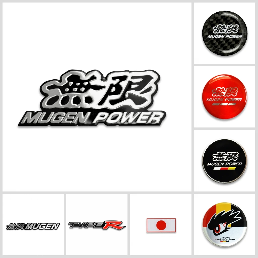 Алюминиевая Эмблема для Honda Accord SI Element ACURA INTEGRA S2000 CRV preвстроенная, подходит для Mugen Power