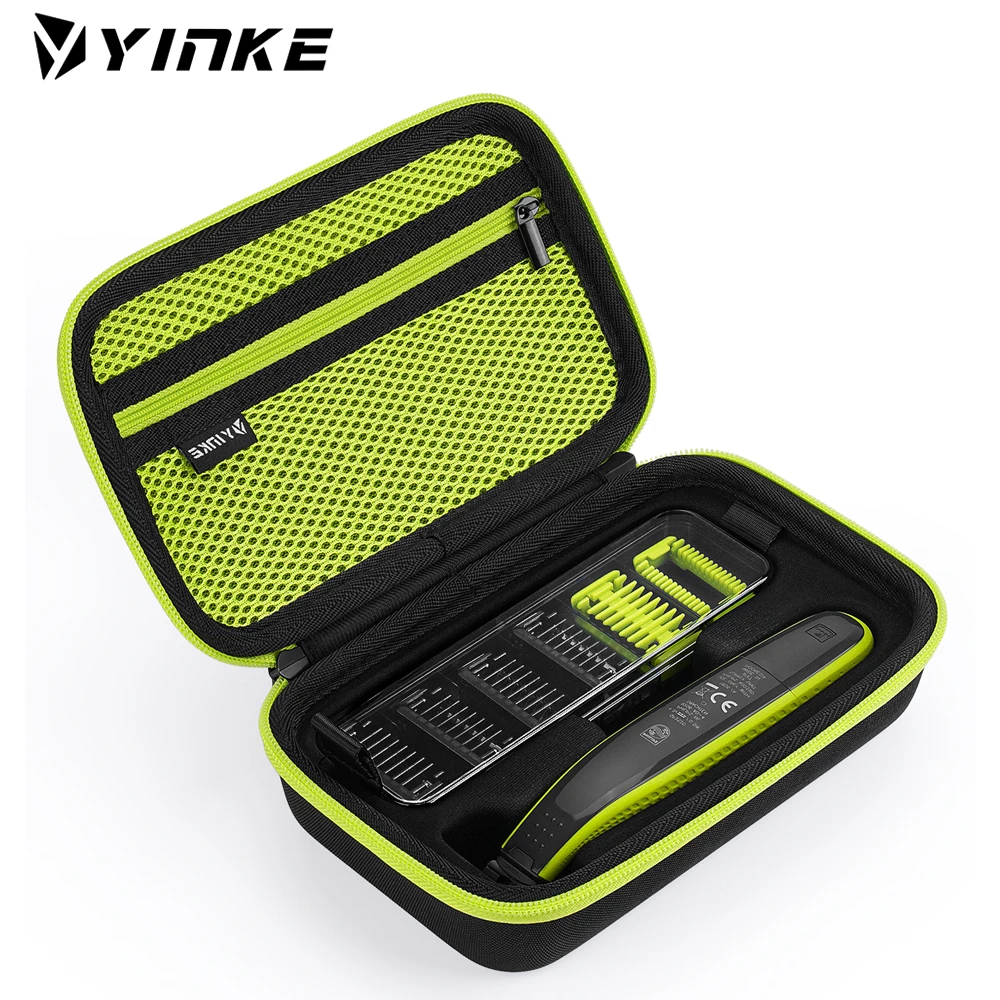 Yinke Guide Comb Kit [10 in 1] with Hard Case for Philips One Blade QP2520 QP2530 QP2620 QP2630 Face Body Hybrid Electric Shaver