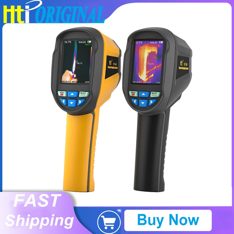 

Handheld Infrared Thermal Imager Detector HT-03 Temperature -20℃~400℃ IR Digital Thermal Imaging Camera 80x60 Resolution