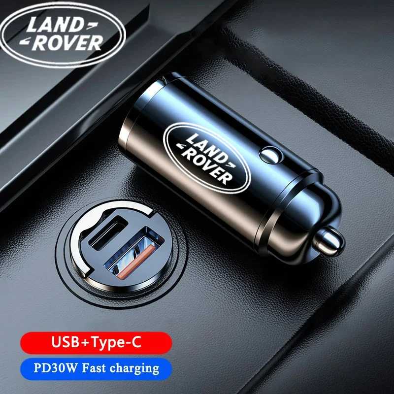 Автомобильное зарядное устройство USB PD Тип C быстрая зарядка для Land Rover Range Evoque