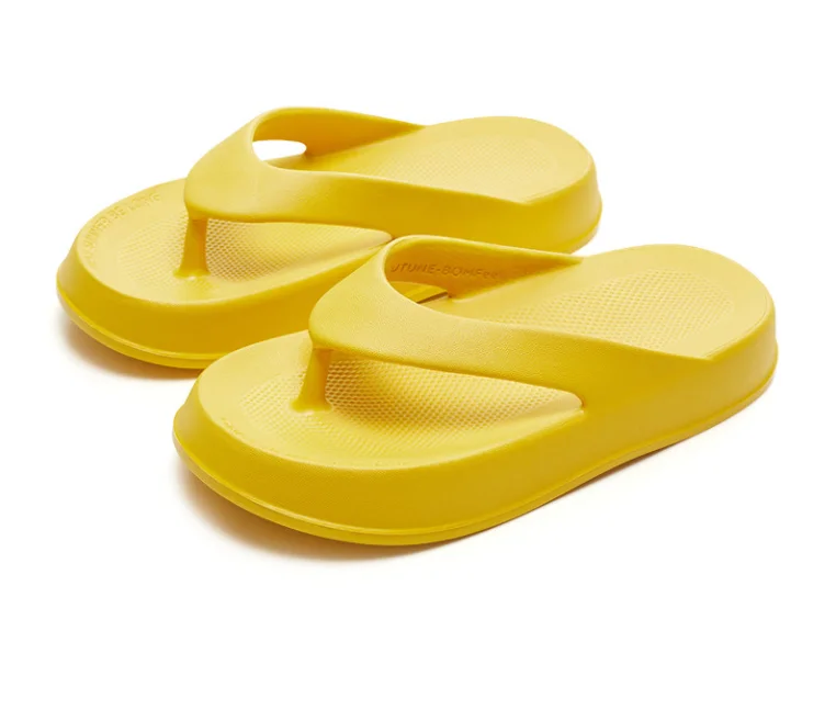 UTUNE Flip Flops Women and Men Summer Shoes Outdoor Slippers EVA Rubber Platform  Beach Slides With Thick Cushion Non-slip