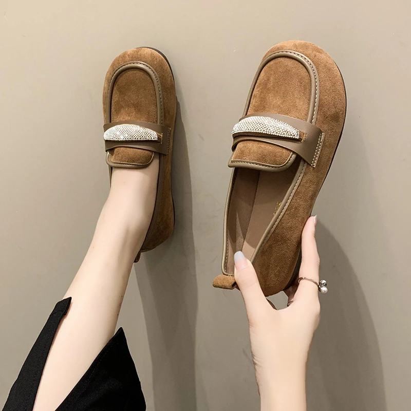 

Женская обувь, новинка 2023, женская брендовая обувь на плоской подошве