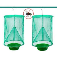 3pcs fly trap foldable hanging fly killer farm reusable fly trap garden portable pest control easy use outdoor ranch fly trap