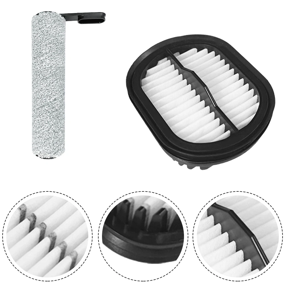 

2pcs Brush Filter For Tineco Wet And Dry Vacuum Cleaner Floor One S5 Combo Cordless Scrubber Household Replacement Accessories