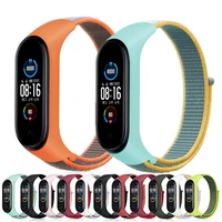 fashion nylon bracelet for mi band 5 6 strap 30 colors rebate replace strap youth sports wristband factory wholesale