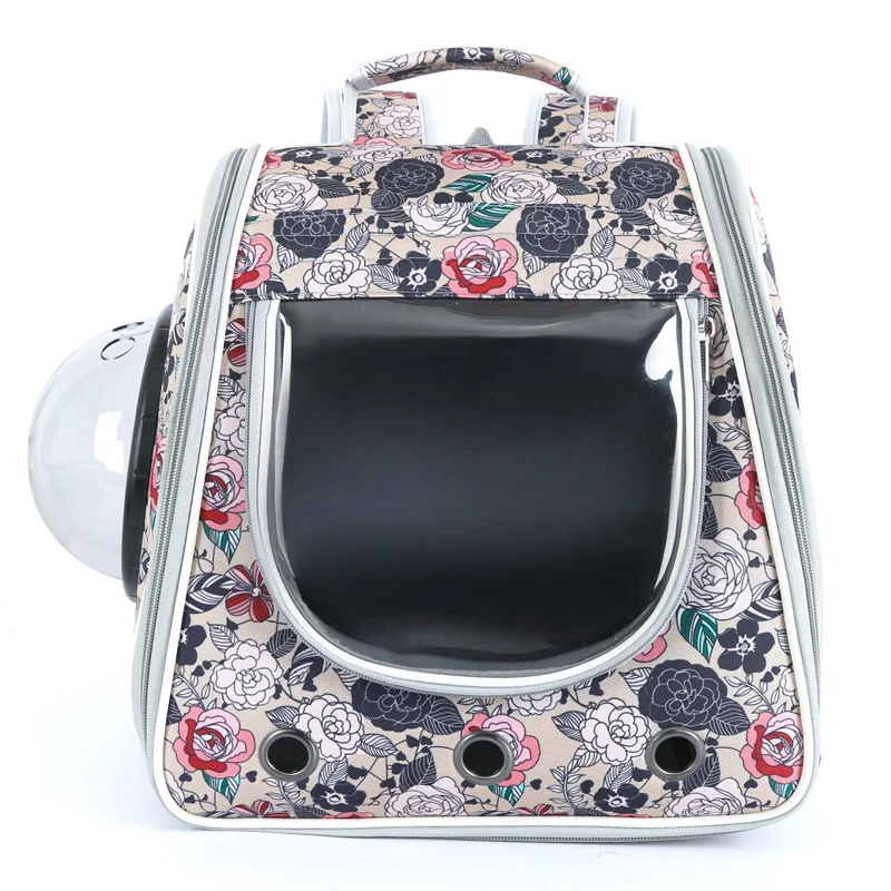 Большой чемодан для домашних животных сумка-переноска кошек Воздухопроницаемый