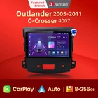 Junsun V1 CarPlay Автомагнитола Магнитола Мультимедиа автомобиля для митсубиси аутлендер xl 2 2005-2011 for Mitsubishi Outlander xl Android auto 4G GPS трекер навигатор 2 дин андройд Аудио Автомагнитолы