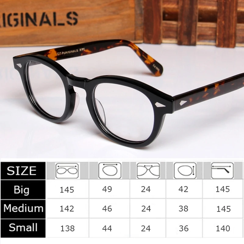 Оправа для очков мужчин Johnny Depp Lemtosh оптические очки женские элитные брендовые