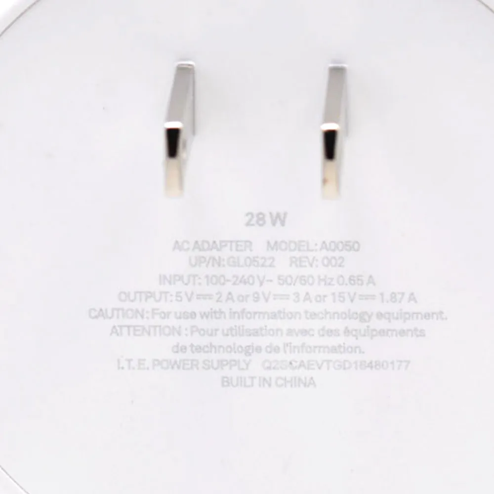 Оригинальное зарядное устройство PD с быстрой зарядкой 28 Вт зарядная головка GL0522
