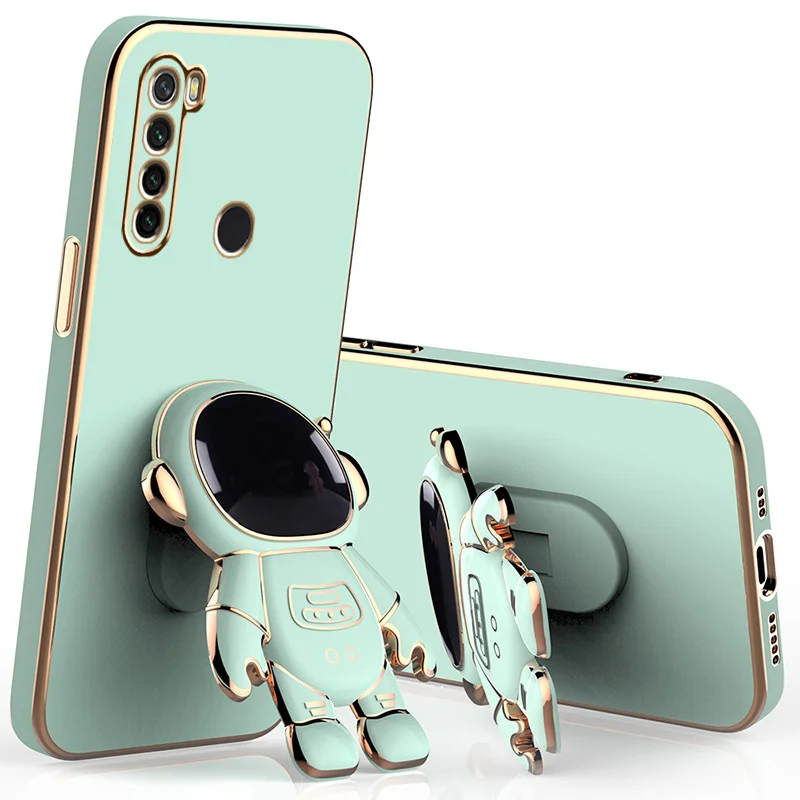 

Astronaut Telescopic Stand Holder plating case for Redmi note 10pro 11 8 9Pro for Xiaomi 11t Mi 12pro 11lite pocox3 phone holder