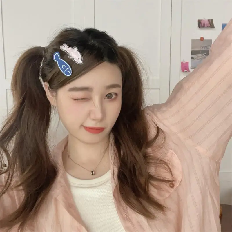 10/5/3/1 шт. заколка для волос с изображением маленькой рыбки сердце девушки детская