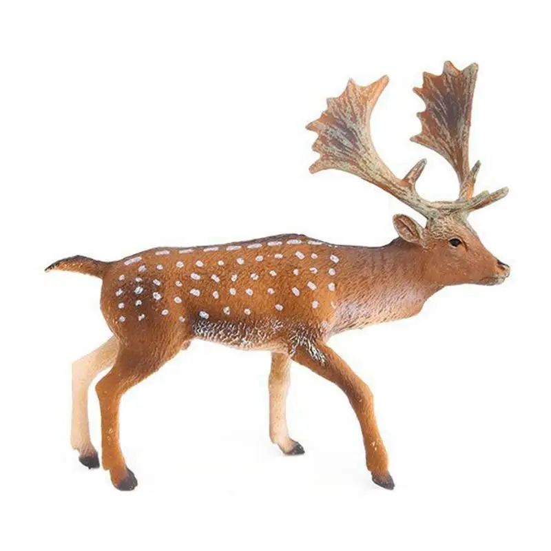 

Deer Figurine Whitetail Deer Family Toy White-Tailed Deer Figures Forest Animals Figures Toy Early Educational Cognitive Toys