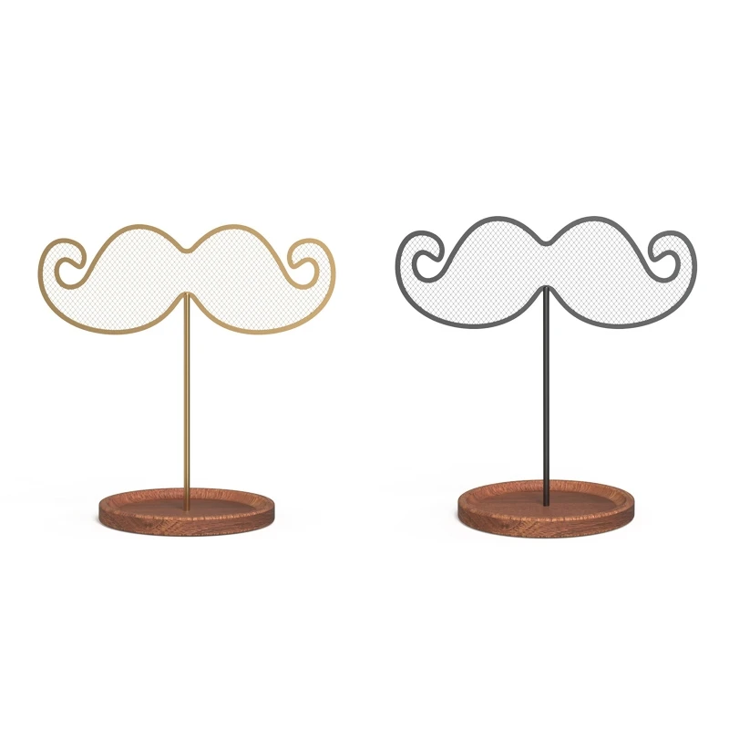 

Beard Earring Display Rack Jewelry T Bar Stand Hanging Holder Net Grid Earring Hanger Jewelry Organizer for Women Teen L5YB