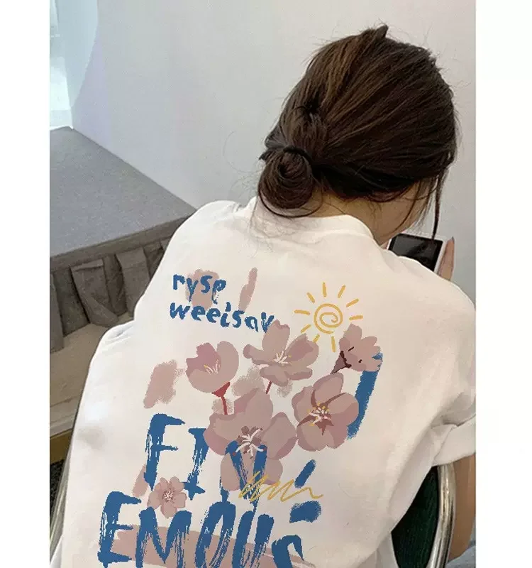 Новинка лета 2024 просторный Американский Ретро Модный брендовый дизайн нишевой