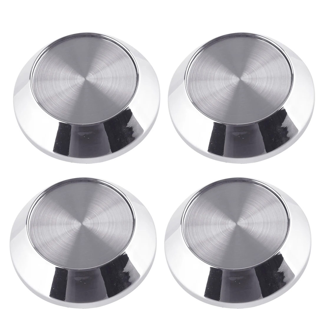 

NEW Universal 4Pcs 60mm Front Rear Left Right Wheel Center Cap Rim Hub Cover for Car Silver Chrome