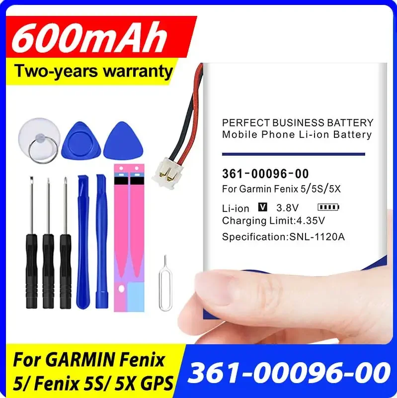 Аккумулятор 600 мАч для смарт-часов Garmin Fenix 5 5S 5X
