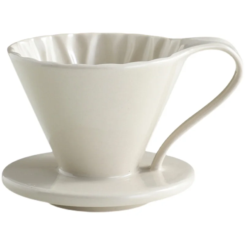 Керамический конический фильтр для кофе ручной работы набор из 8 однотонных