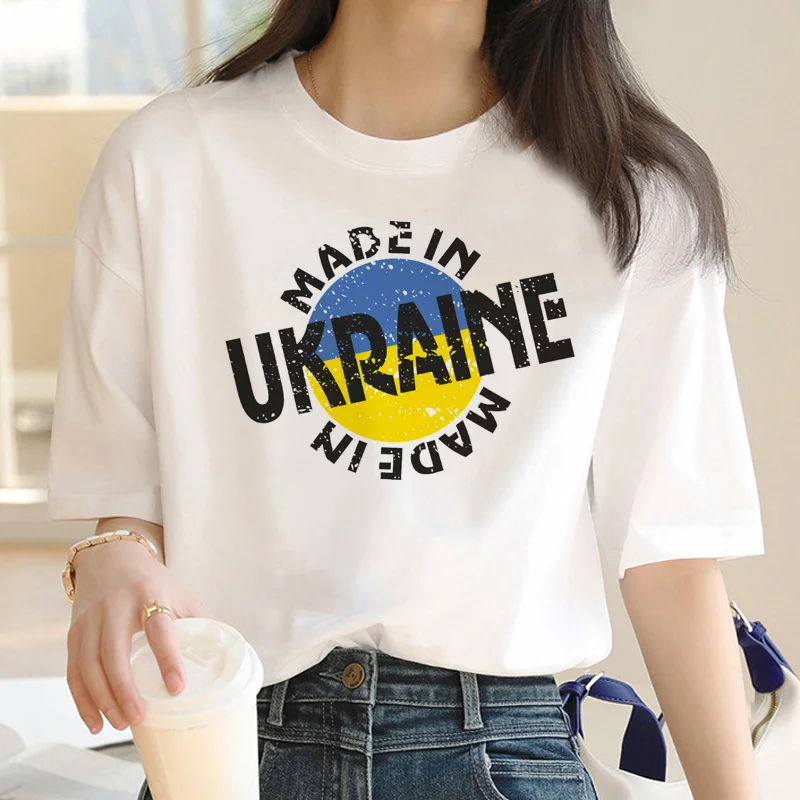 

Ukraini Ukraine Flag tshirt male casual japanese grunge streetwear white t shirt clothes tshirt vintage couple clothes