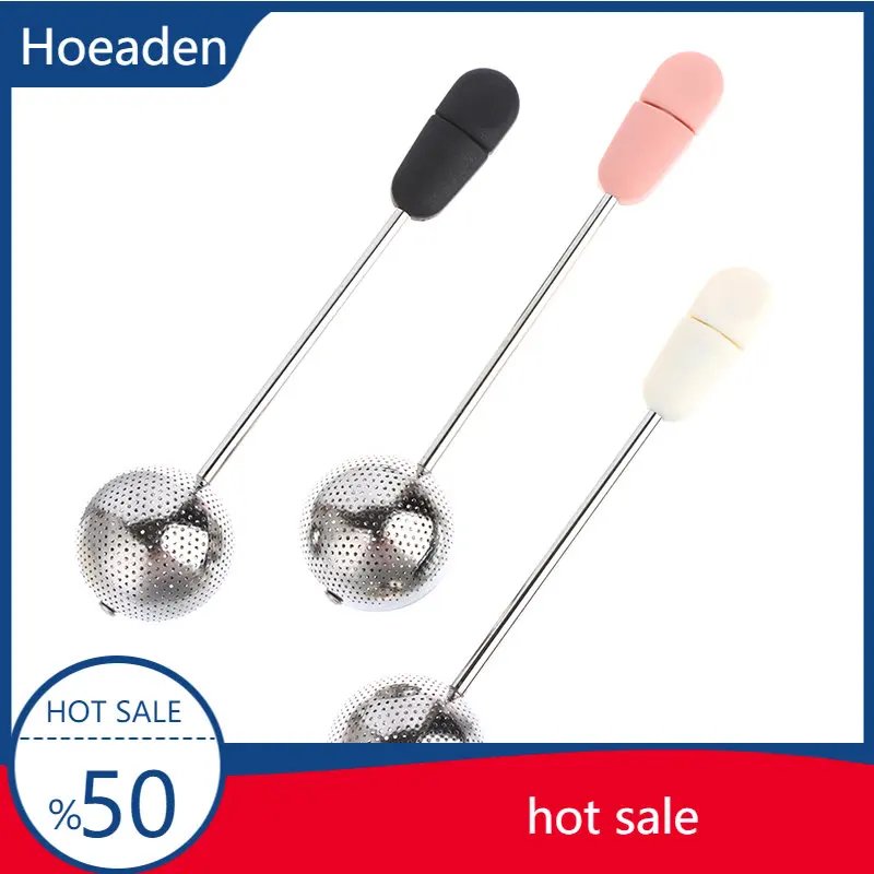

Stainless Steel Tea Infuser Ball Portable Fine Mesh Tea Filter 18.6cm Handle