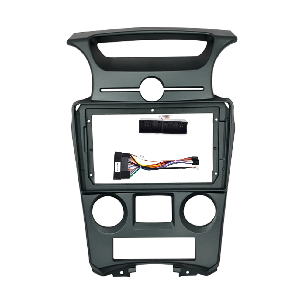 

2 Din Автомобильная Android рамка аудио фитинг панель 9 дюймов для KIA Carens 2007-2011