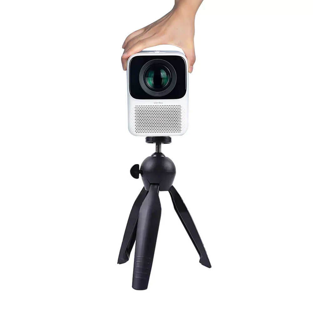 

Wanbo Mini Tripod Table Top Stand with 360° Adjustable Ballhead for mini Projector/Smartphones/Compact DLSR/Webcam Camera Holder