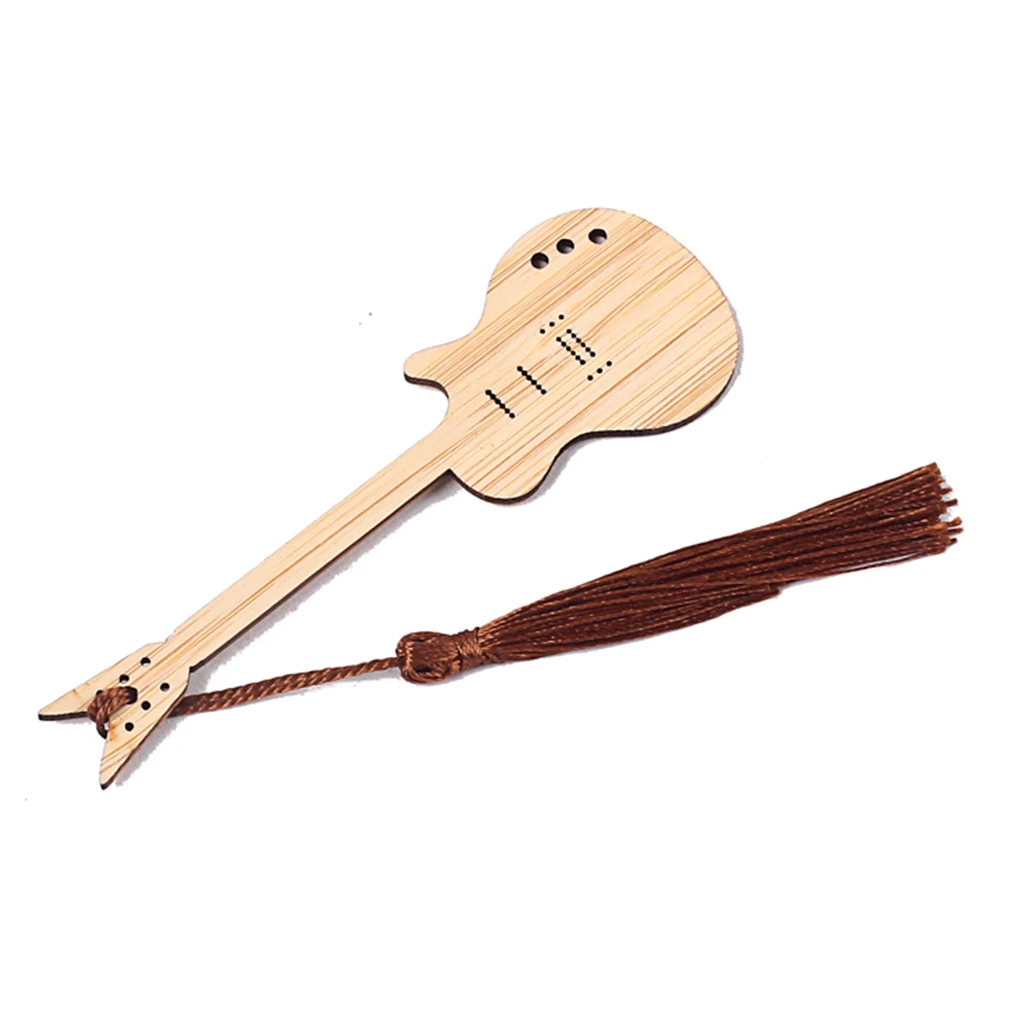 

Pages Clip Exquisite Reading Markers Student Supplies No Burrs Page Marker Decorations Guitar Pattern Bookmark