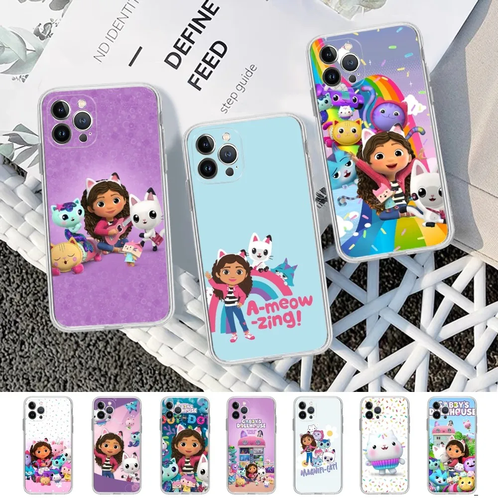 Cute G-Gabbys D-Dollhouse Phone Case For IPhone 16 15 14 13 12 Mini 11 Pro XS Max X XR SE 6 7 8 Plus Soft Silicone Cover