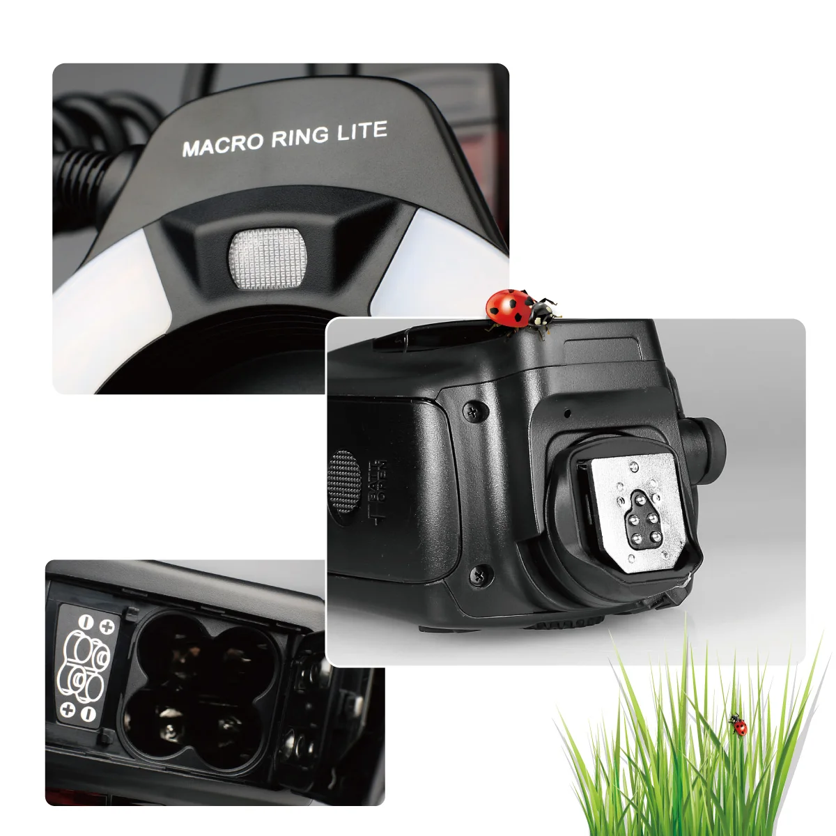 Кольцевая вспышка MEIKE MK-14EXT E-TTL Macro LED Ring Speedlite для Nikon D80 D300S D600 D700 D800 и Canon 550D 760D 750D 1100D (art.: 3920db2b8a2bd) - 3920db2b8a2bd