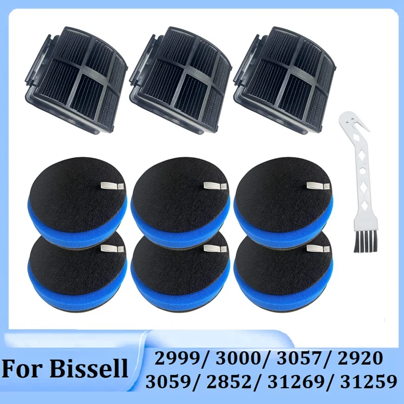 

HEPA фильтр для Bissell 2999 3000 3057 2920 3059 2852 31269 31259 ручной пылесос запасные части