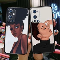 african black girl for oneplus nord n100 n10 5g 9 8 pro 7 7pro case phone cover for oneplus 7 pro 17t 6t 5t 3t case