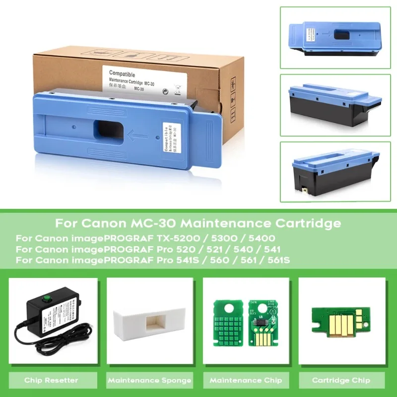 Фото Чип для контейнера отработанных чернил MC30 (Maintenance Box) для принтеров Canon Pro 560s 540 540S 520 2000 4000 4000s 6000s TX5200 TX5300 №3